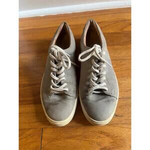 FRYE Ivy Low lace sneakers in gray size 8